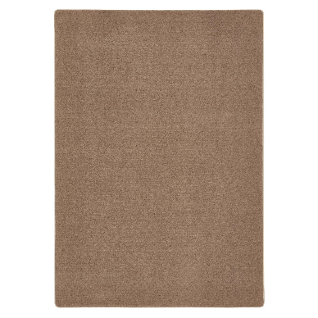 Sense Stone Rug- a rug in a solid beige made up from 100% plastic bottles.