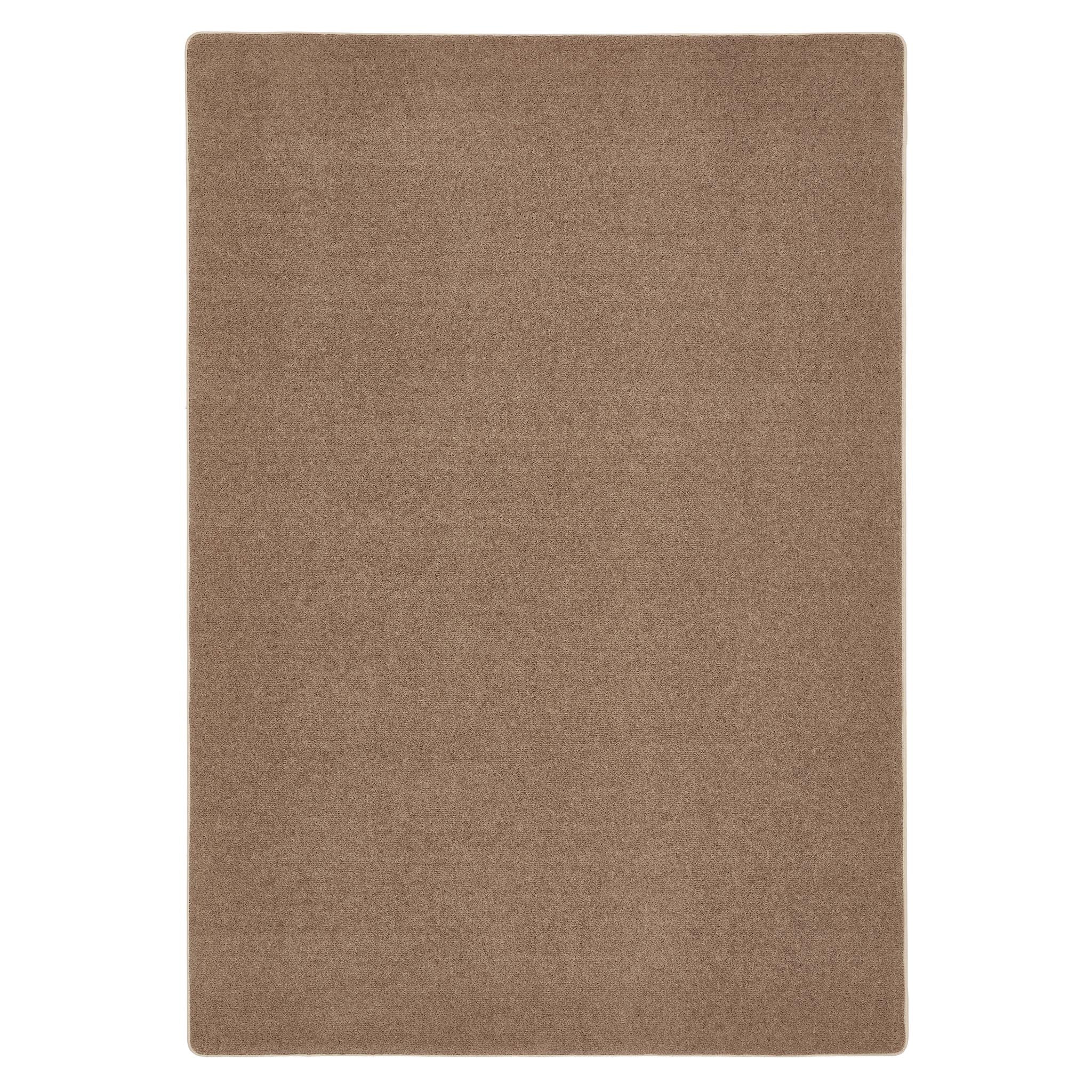 Sense Stone Rug- a rug in a solid beige made up from 100% plastic bottles.