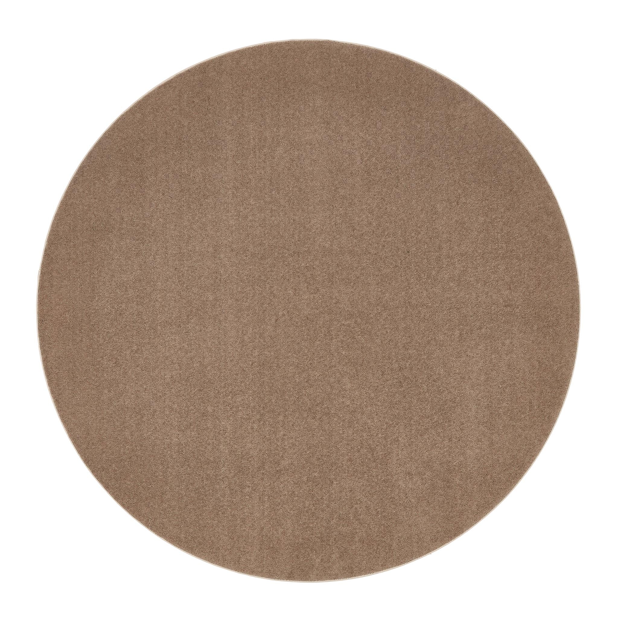 Sense Stone Rug- a rug in a solid beige made up from 100% plastic bottles.