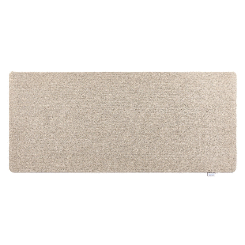 Sense Beige Runner made from 100% recycled content, fully machine washable.
