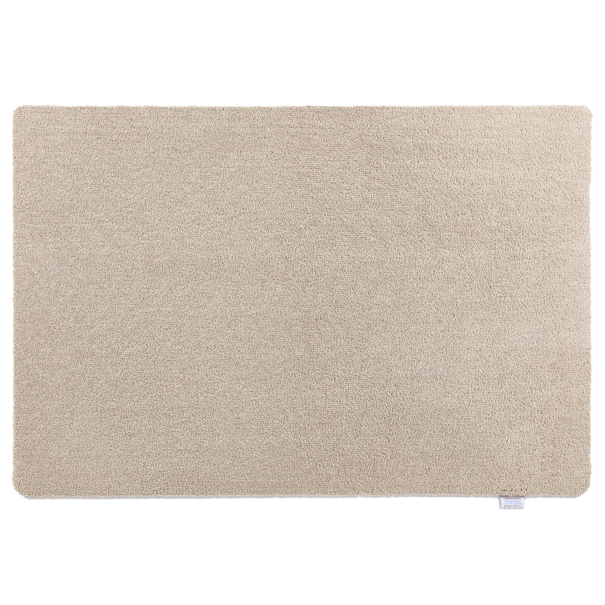 Sense Beige Washable Doormat made from 100% recycled content, fully machine washable.