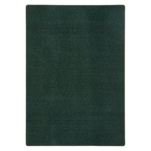 Sense Forest Green Rug made from 100% recycled content, fully machine washable.