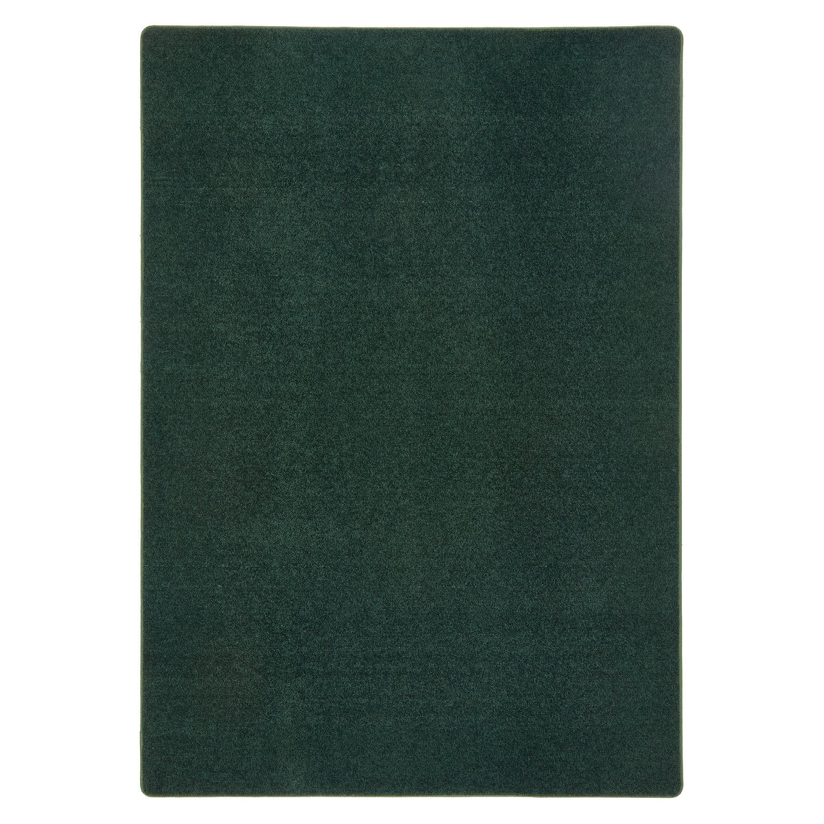 Sense Forest Green Rug made from 100% recycled content, fully machine washable.