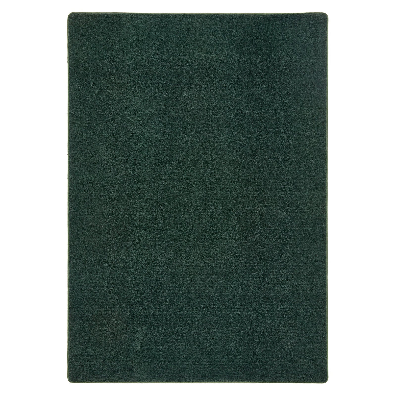 Sense Forest Green Rug made from 100% recycled content, fully machine washable.