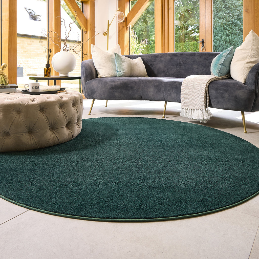 Sense Washable Rug Forest Green 4