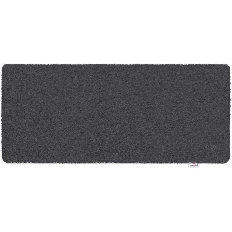 Sense Charcoal Washable Runner- a 100% recycled polyester runner in a solid dark grey. 