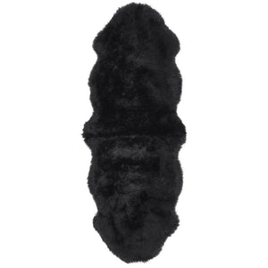 Genuine Sheepskin Rug Black 5