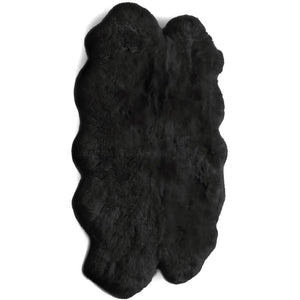 Genuine Sheepskin Rug Black 6