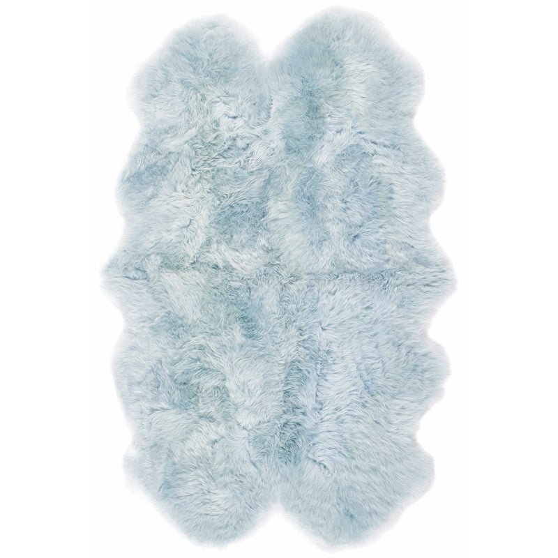 Genuine Sheepskin Rug Duck Egg 5