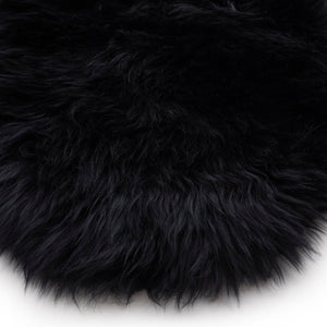 Genuine Sheepskin Rug Black
