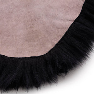 Genuine Sheepskin Rug Black