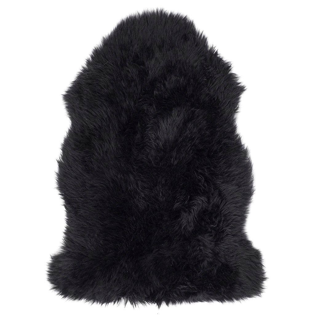 Genuine Sheepskin Rug Black