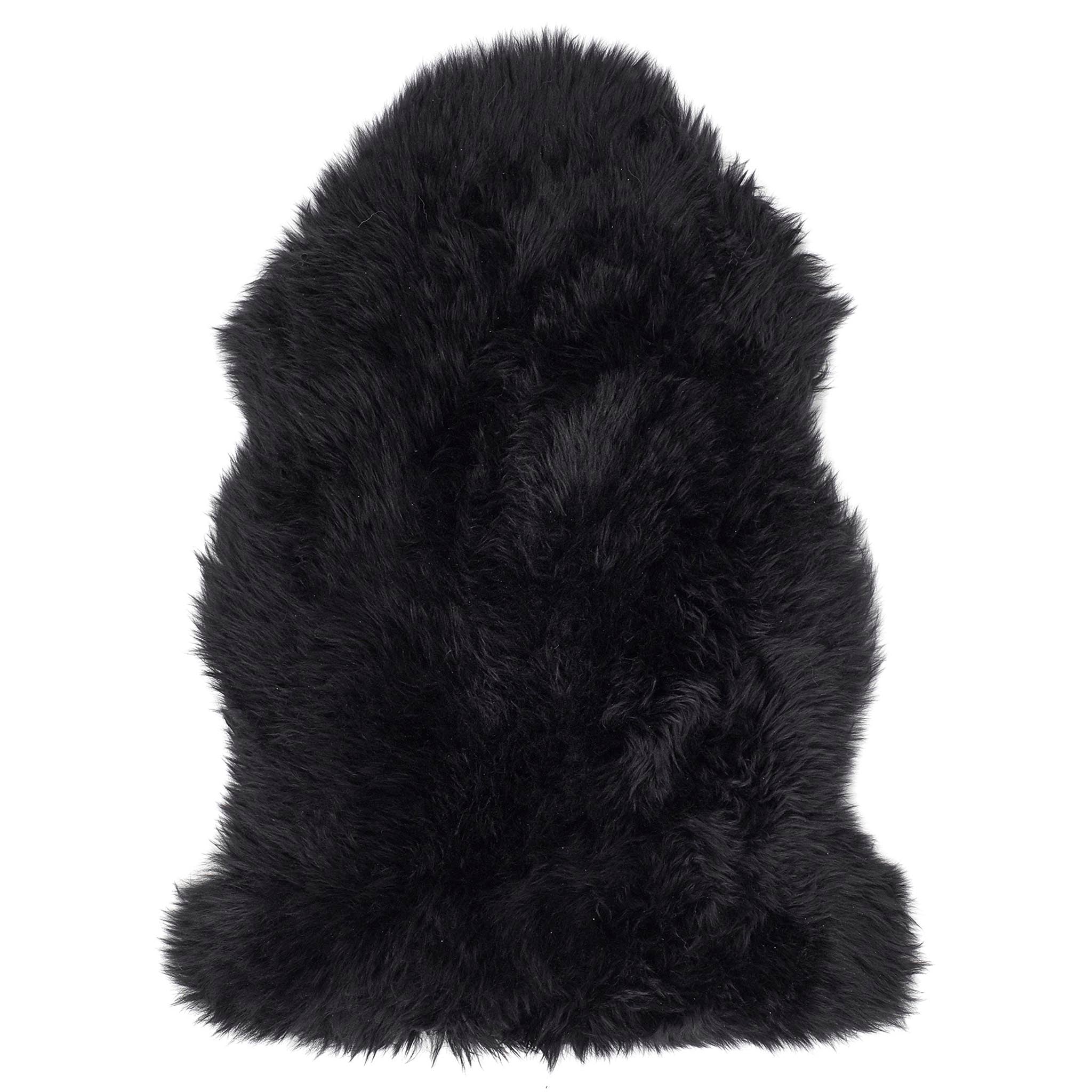 Genuine Sheepskin Rug Black