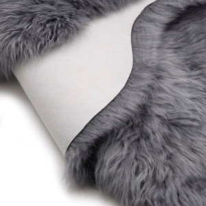 Genuine Sheepskin Rug Grey