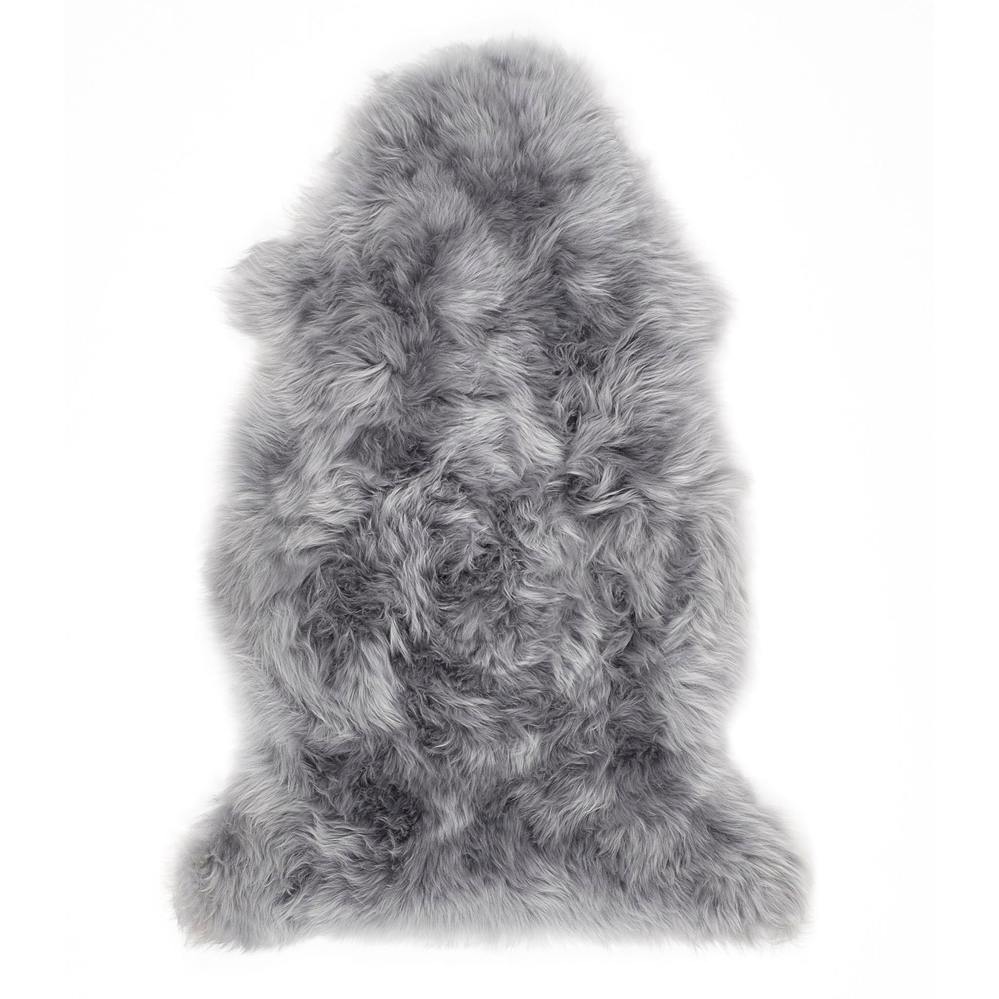 Genuine Sheepskin Rug Grey