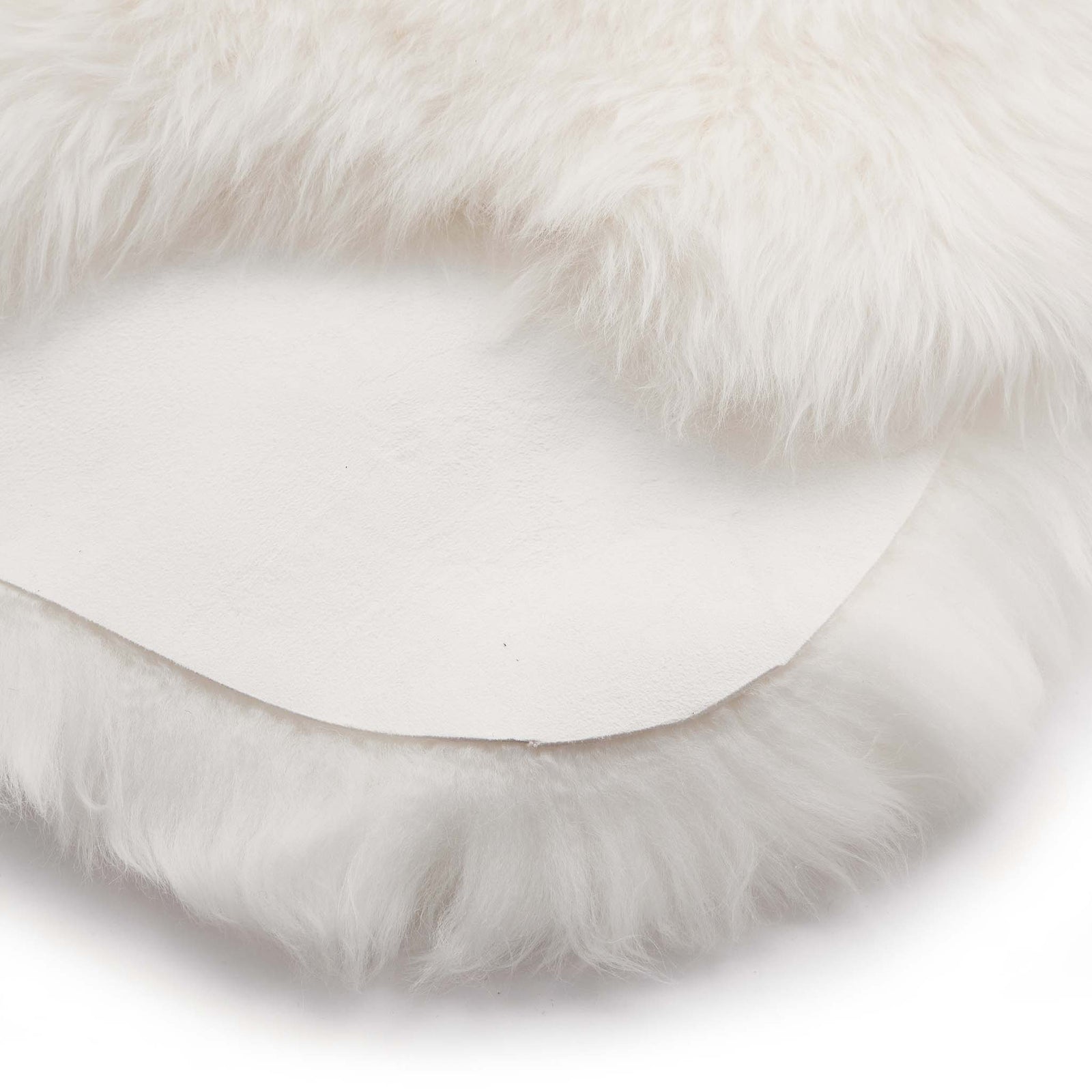 Sheepskin Natural Rug - 100% Sheepskin rug in white. 