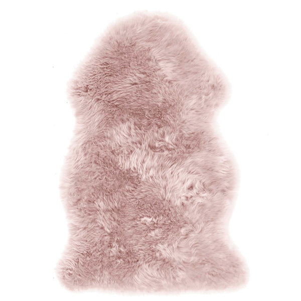 Genuine Sheepskin Rug Adobe Rose