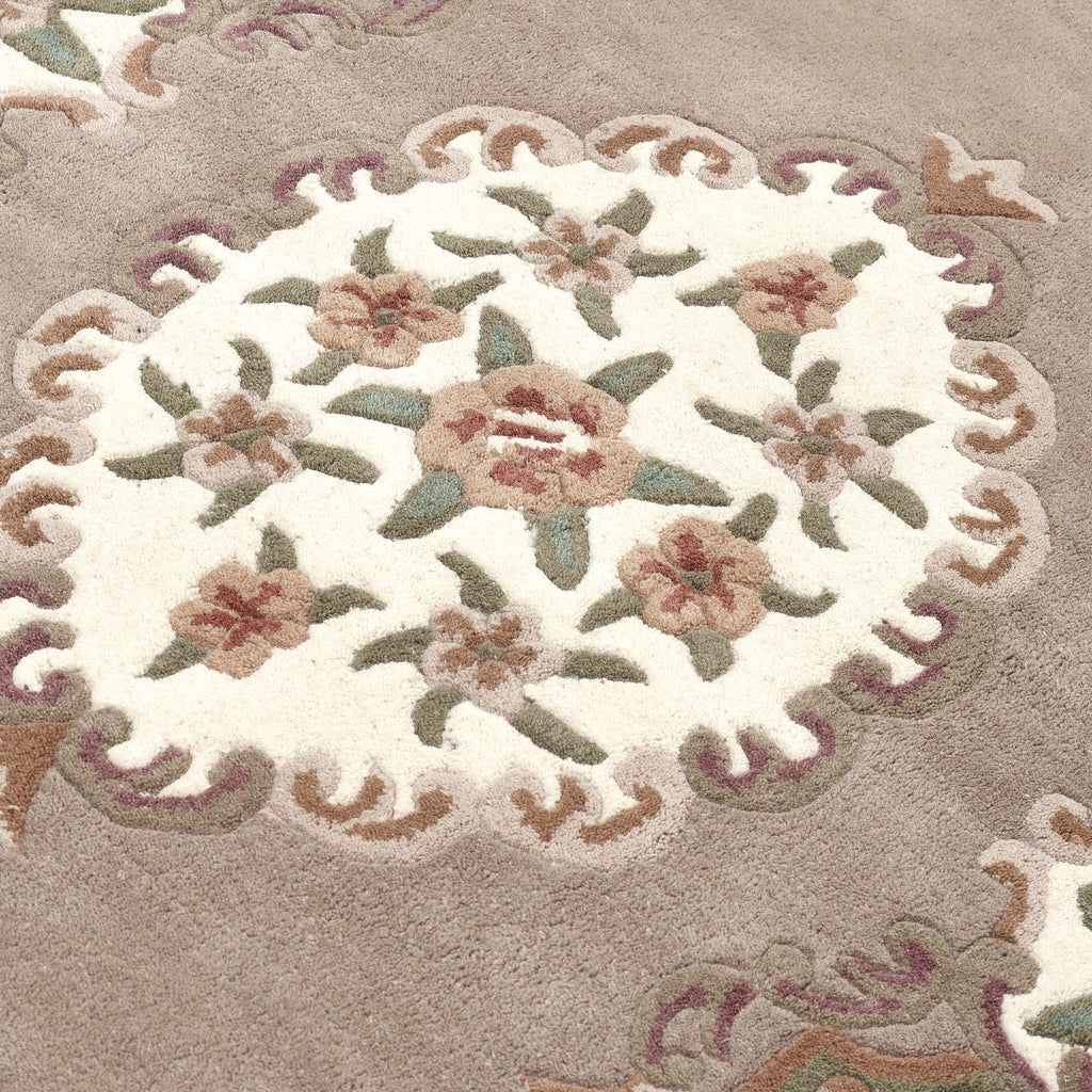 Shensi Aubusson Rug in Beige
