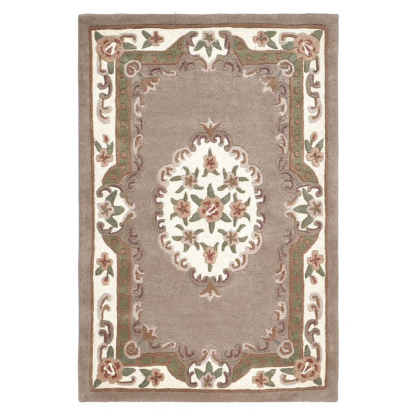 Shensi Aubusson Rug in Beige