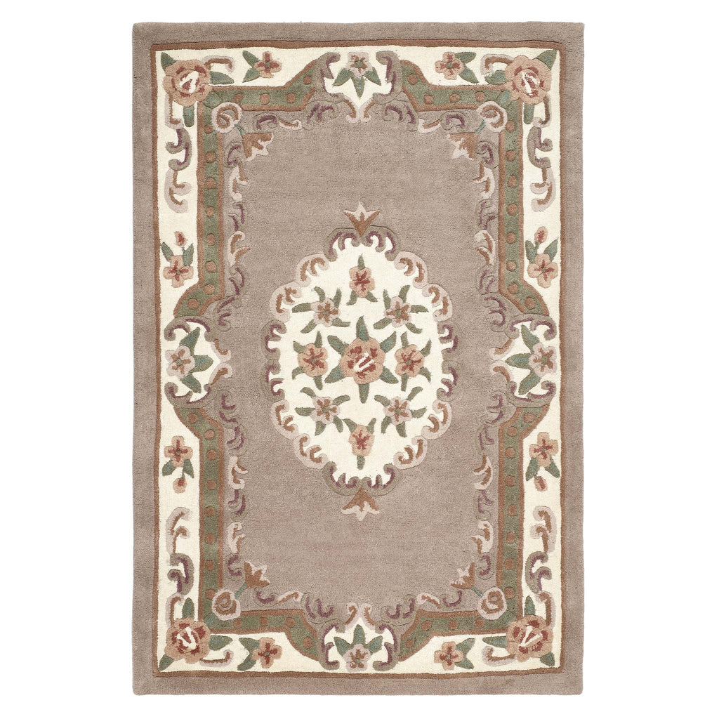 Shensi Aubusson Rug in Beige