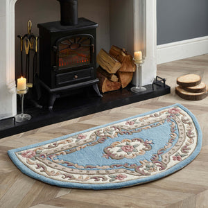 Shensi Aubusson Rug in Blue