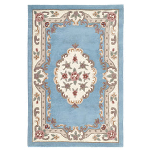 Shensi Aubusson Rug in Blue