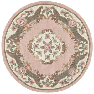 Shensi Aubusson Rug in Pink 2