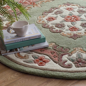 Shensi Aubusson Rug in Green