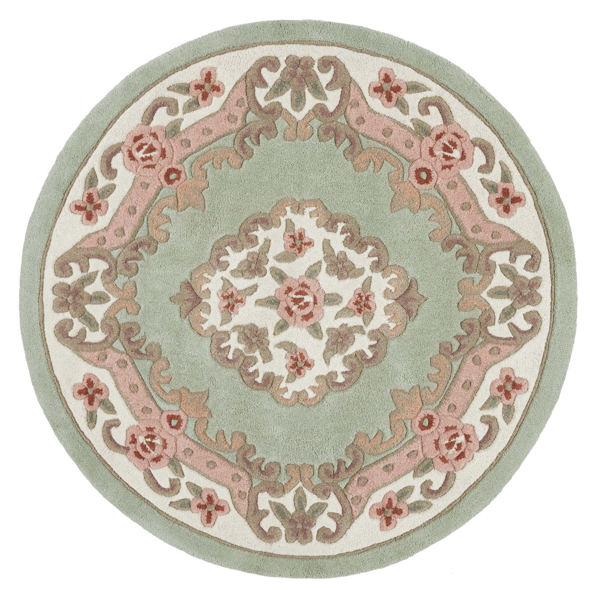 Shensi Aubusson Rug in Green