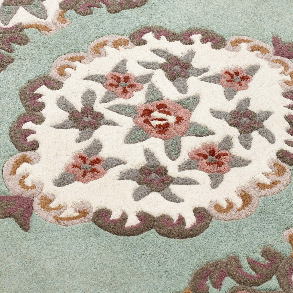 Shensi Aubusson Rug in Green