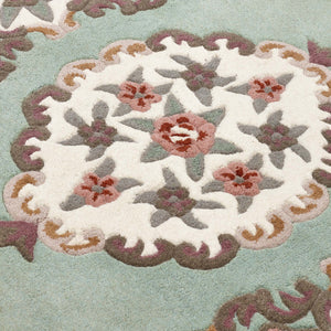 Shensi Aubusson Rug in Green