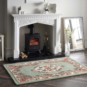 Shensi Aubusson Rug in Green