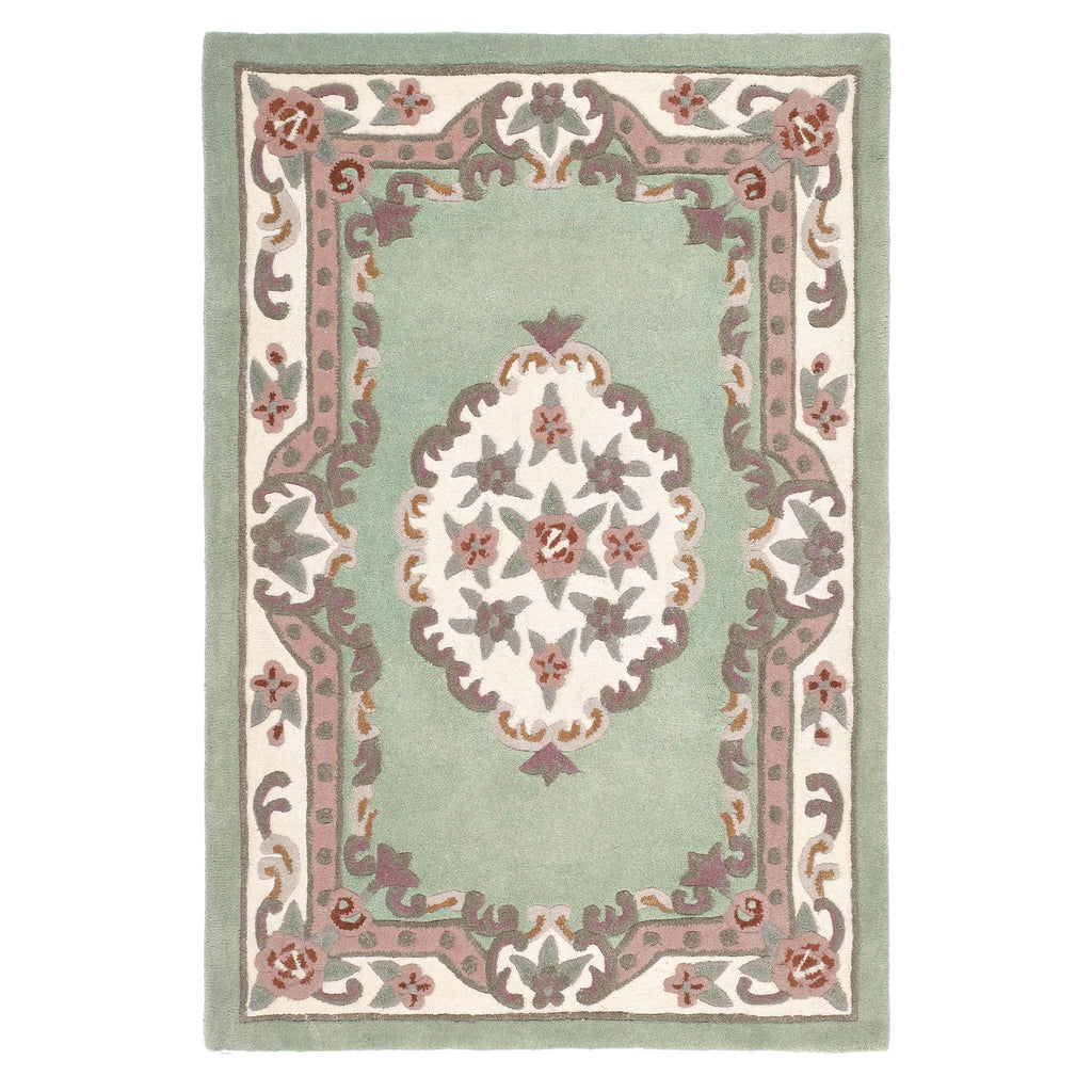 Shensi Aubusson Rug in Green