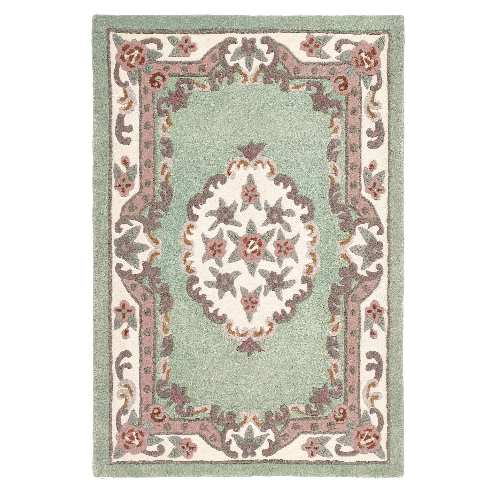 Shensi Aubusson Rug in Green