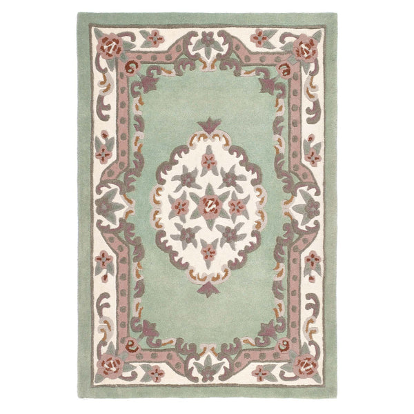 Shensi Aubusson Rug in Green