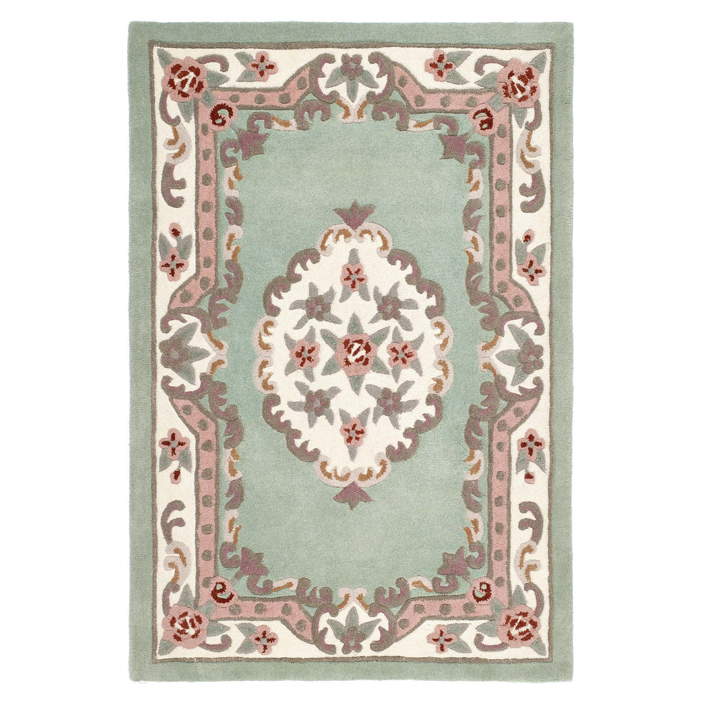 Shensi Aubusson Rug in Green