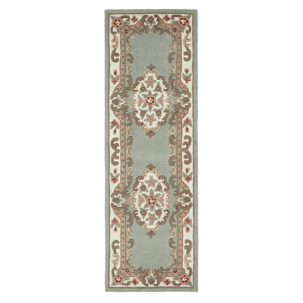 Shensi Aubusson Runner in Green