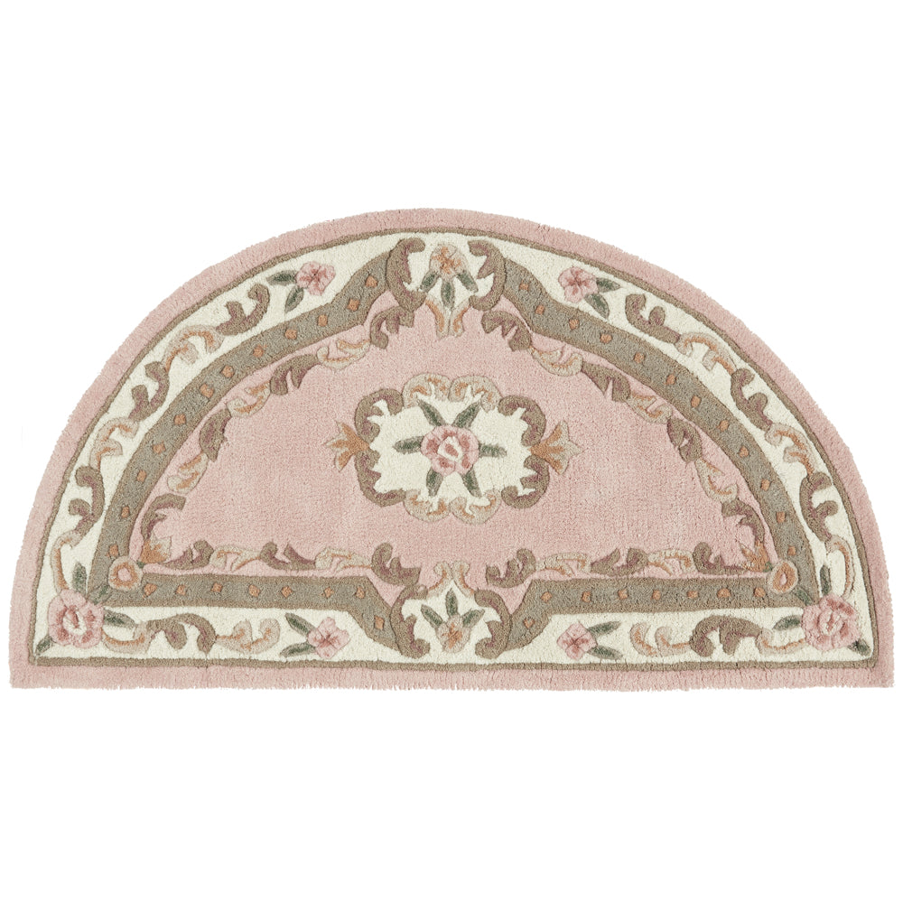 Shensi Rugs Shensi Aubusson Pink Wool Rug - Hug Rug