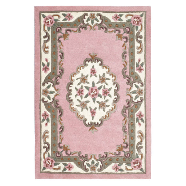 Shensi Aubusson Rug in Pink