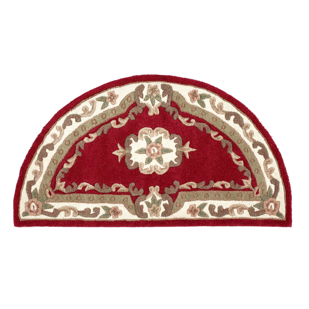 Shensi Aubusson Rug in Wine