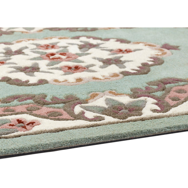 Shensi Aubusson Rug in Green 6