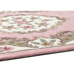 Shensi Aubusson Rug in Pink 6