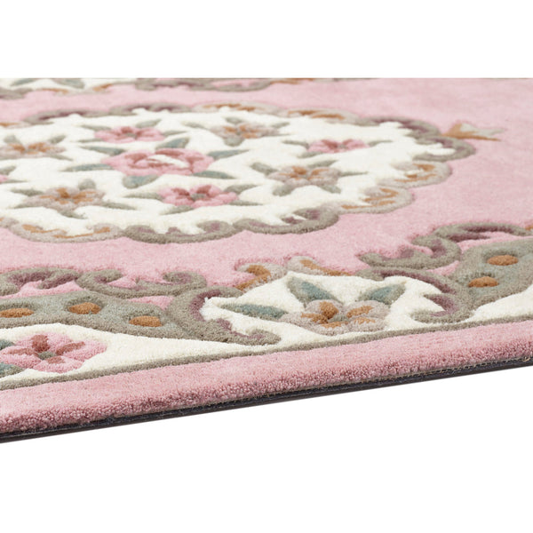 Shensi Aubusson Rug in Pink 6