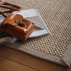 Sisal Light Beige with Sand Border Runner