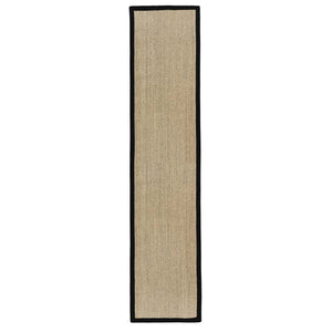 Sisal-Light-Beige-With-Black-Border-Runner-Lifestyle