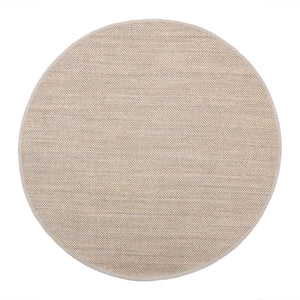 Sisal  Light Beige with Sand Border Rug- a 100% sisal rug in beige. 