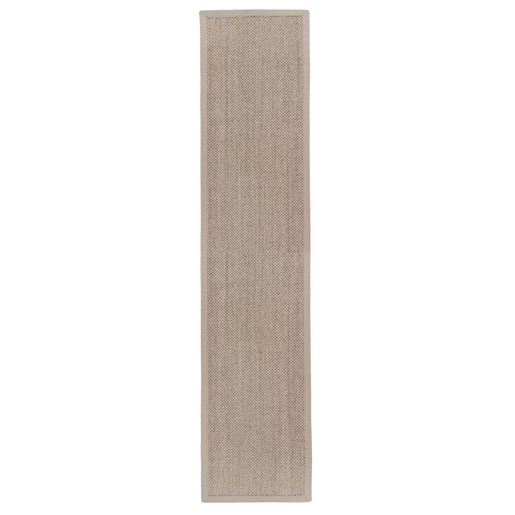 Sisal Light Beige with Sand Border Runner