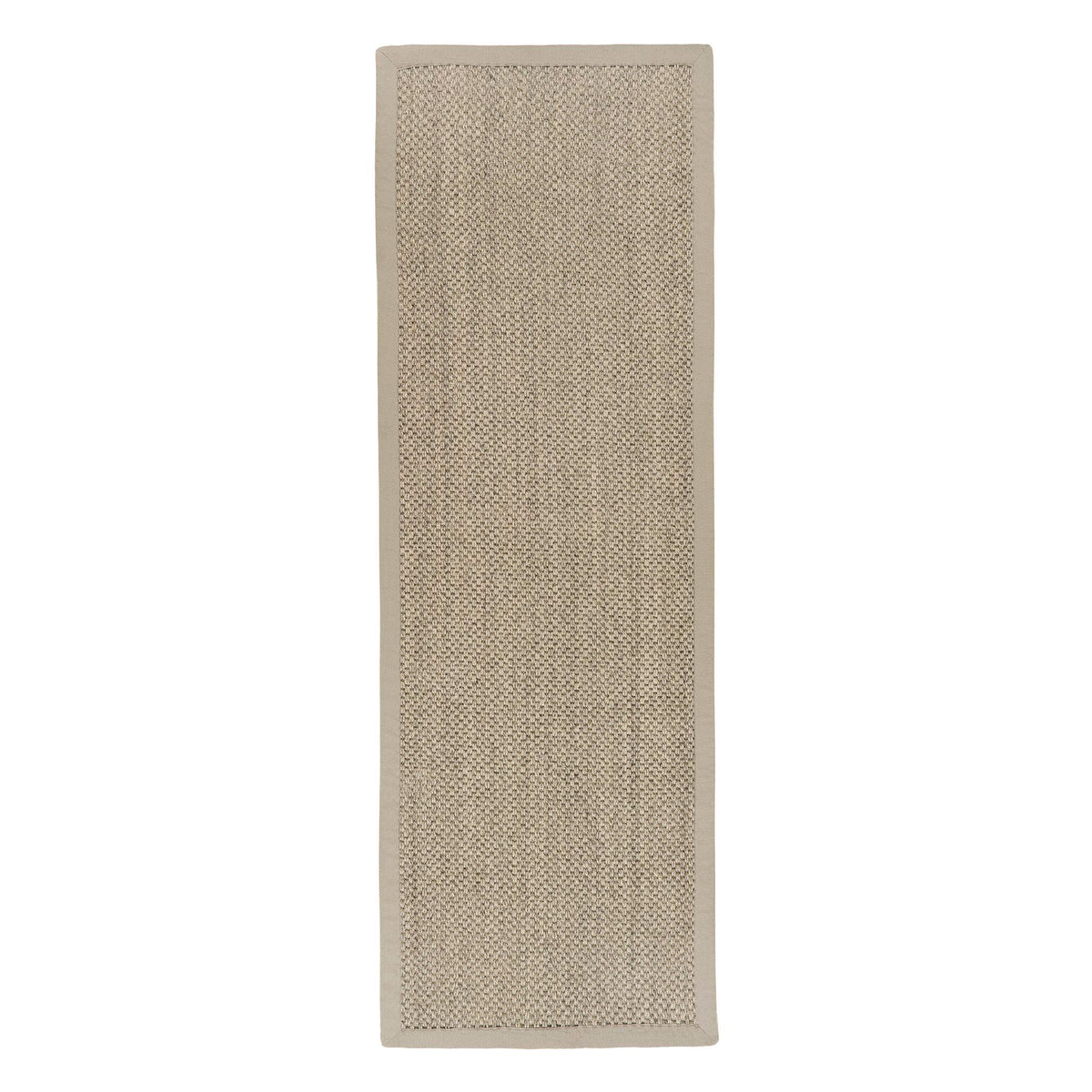 Beige Send Rug Sisal Rug Light Beige with Sand Border | Hug Rug