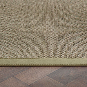 Sisal Green with Sage Green Border Runner