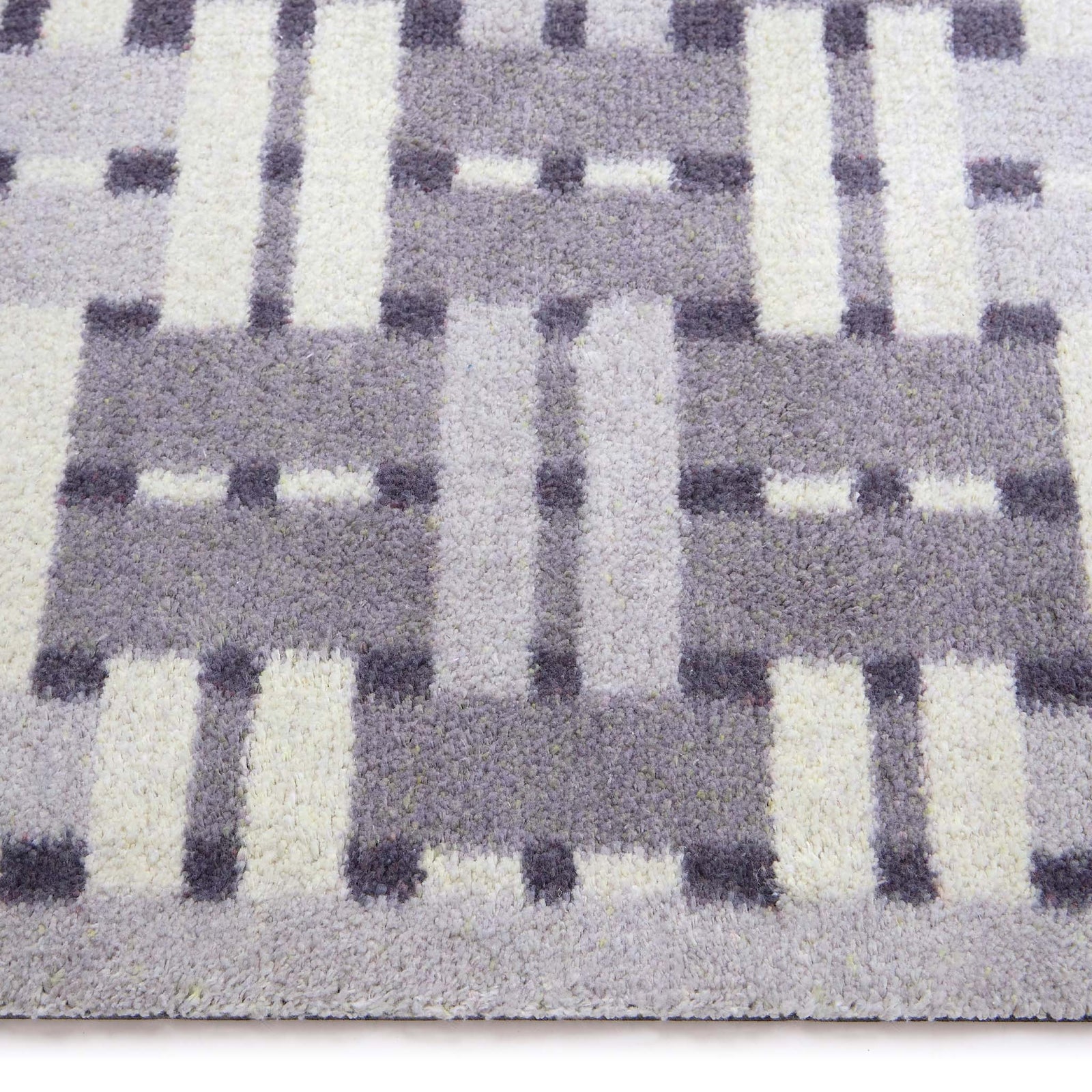 Soft Weave Grey Runner- 100% recycled cotton runner featuring a woven styled pattern.